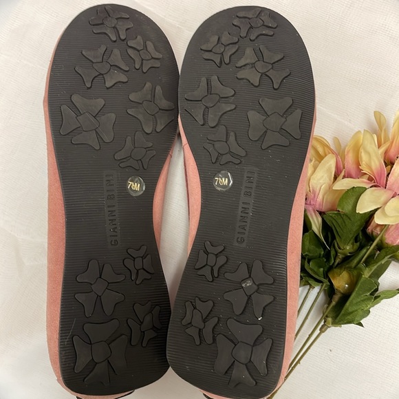 Gianni Bini Pink Suede Moccasin/Slip on Loafers Size 7.5 - Picture 5 of 10